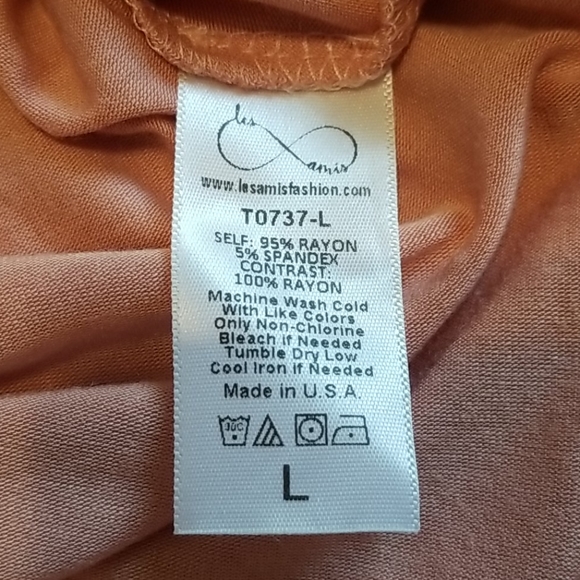 Mauve Long Sleeve Ruffled Hem Top - Picture 8 of 8